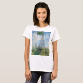 Madame Monet en haar zoon door Claude Monet T-shirt (Voorkant volledig)