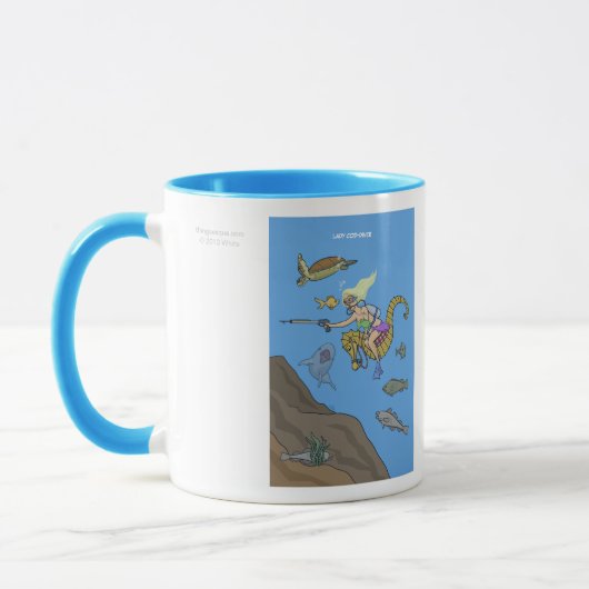 Madame Morue-Plongeur Mug (Gauche)