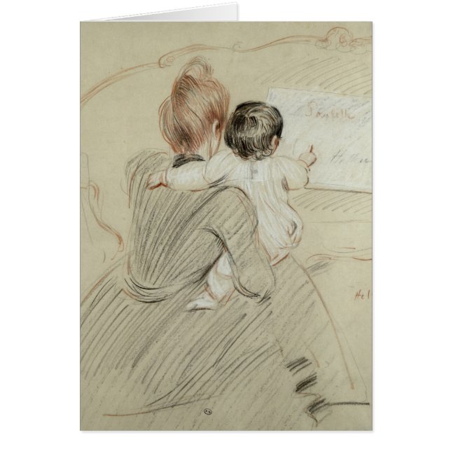 Madame Paul Helleu en haar dochter Paulette (Voorkant)