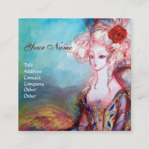 MADAME POMPADOUR Beauty, Salon, Spa, Makeup Artist Vierkante Visitekaartje