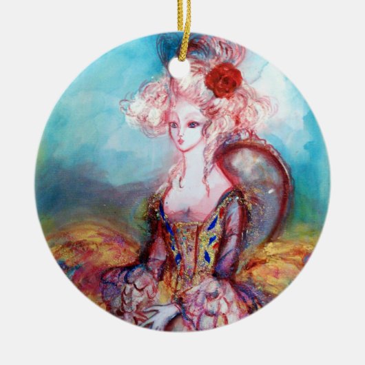 MADAME POMPADOUR KERAMISCH ORNAMENT (Voorkant)