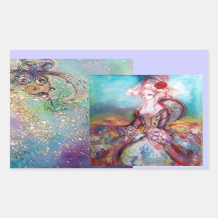 MADAME POMPADOUR RECHTHOEKIGE STICKER