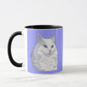 Madame princesse White Cat Mug (Gauche)
