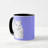 Madame princesse White Cat Mug (Devant gauche)