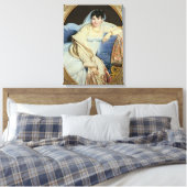 Madame Riviere nee Marie Francoise Jacquette Canvas Afdruk (Insitu (Slaapkamer))