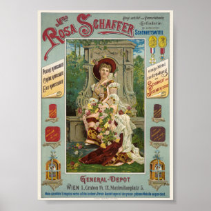 Madame Rose Schaffer Oostenrijk Vintage Poster 189
