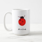 Madame rouge Bug Statement Mug (Gauche)