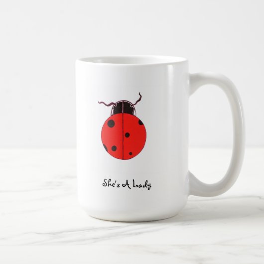 Madame rouge Bug Statement Mug (Droite)