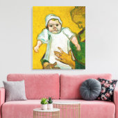 Madame Roulin and Her Baby Canvas Afdruk (Insitu (Woonkamer))