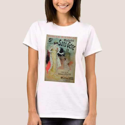 "Madame Sans-Gene" in Le Radical, door Edmond Lepe T-shirt (Voorkant)