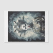 Madame Skull, gotische koningin van het Bot Tissuepapier (Voorkant)