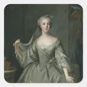 Madame Sophie de France als Vestal Virgin Vierkante Sticker