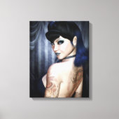 Madame Sophie Vampire Queen Wrapped Canvas Print (Voorkant)