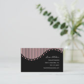 Madame sophistiquée carte de visite (Debout devant)