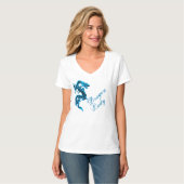 Madame T-Shirt de dragon (Devant entier)