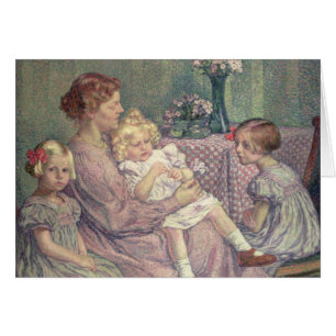 Madame van de Velde en haar kinderen, 1903