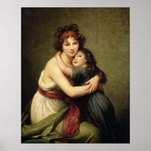 Madame Vigee-Lebrun en haar dochter Daughter Poster