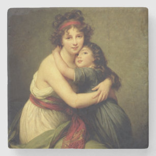 Madame Vigee-Lebrun en haar dochter Daughter Stenen Onderzetter