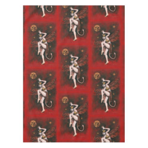 Madame vintage nappe de diable de danse