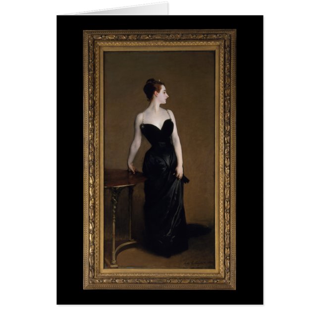 Madame X par John Singer Sargent (Devant)