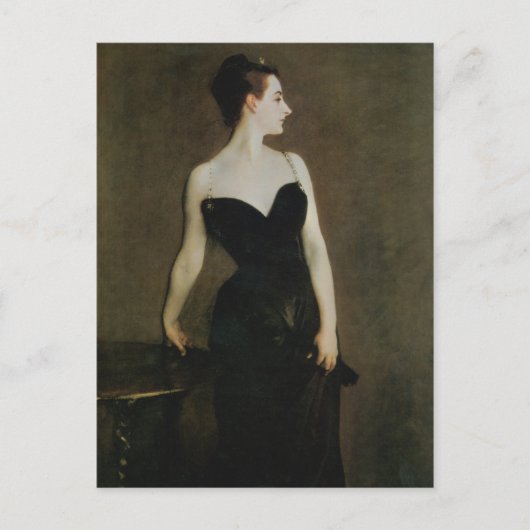 Madame X van John Singer Sargent Briefkaart (Voorkant)
