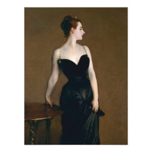 Madame X van John Singer Sargent Foto Afdruk