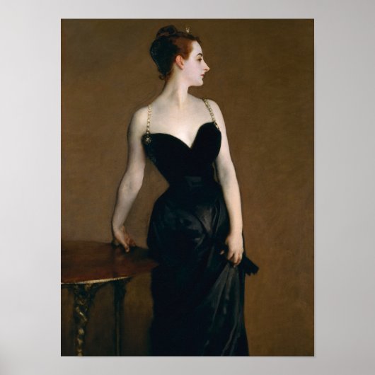 Madame X van John Singer Sargent Poster (Voorkant)
