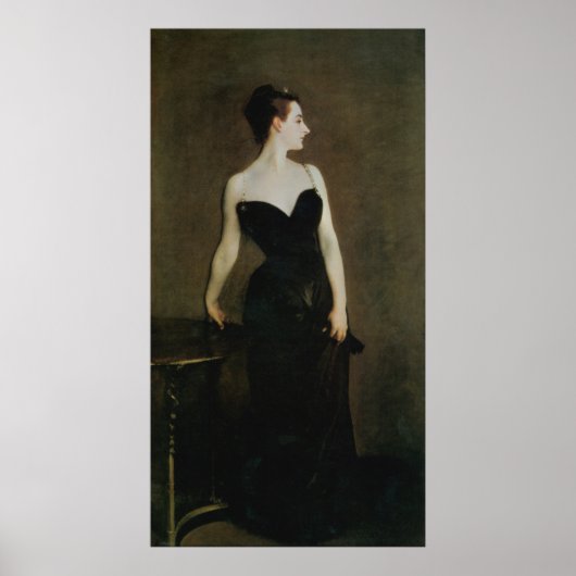 Madame X van John Singer Sargent Poster (Voorkant)
