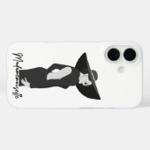 Madamemoiselle illustratie Case-Mate iPhone case (Achterkant (horizontaal))
