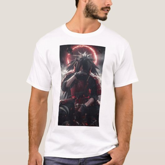 Madara uchiha t-shirts amoureux de dessins animés (Devant)