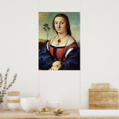 Maddalena Doni - Raphael - c1506 Poster (Keuken)