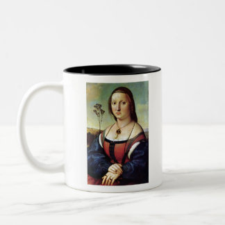 Maddalena Doni - Raphael - c1506 Tweekleurige Koffiemok