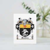 Madden Family Crest Briefkaart (Staand voorkant)