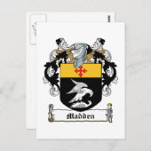 Madden Family Crest Briefkaart (Voorkant / Achterkant)