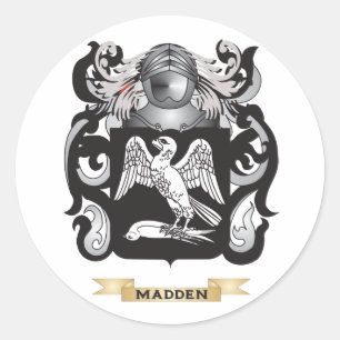 Madden Wapenstaart (gezinscrest) Ronde Sticker