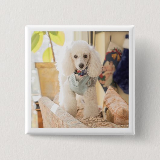 Maddie Vierkante Button 5,1 Cm (Voorkant)