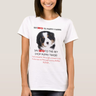 MadDog disent NON au T-shirt de fermes de chiot