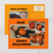 Maddy Halloween. Briefkaart (Voorkant / Achterkant)