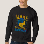 Made For Developers and Designers Python Programme Trui (Voorkant)