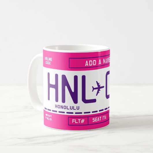 Made for You Boarding Pass Mug (Devant gauche)