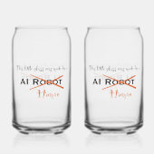 Made Human Glass Blikvorm Glas (Achterkant)