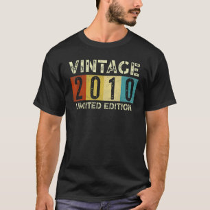 Made in 12 jaar oude Vintage 2010 12e verjaardag T-shirt