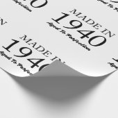 Made in 1940 cadeaupapier (Hoek)