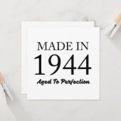 Made in 1944 kaart (Voorkant / Achterkant in situ)