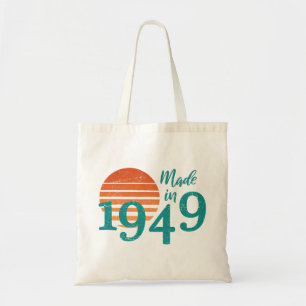Made in 1949 tote bag