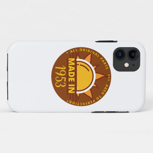 MADE IN 1953 grappig verjaardagscadeau Case-Mate iPhone Case (Achterkant (horizontaal))