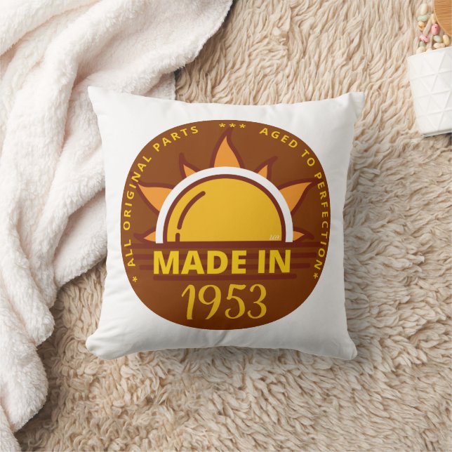 MADE IN 1953 grappig verjaardagscadeau Kussen (Deken)