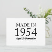 Made in 1954 kaart (Staand voorkant)