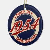 Made in 1954 keramisch ornament (Links)