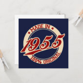 Made in 1955 kaart (Voorkant / Achterkant in situ)